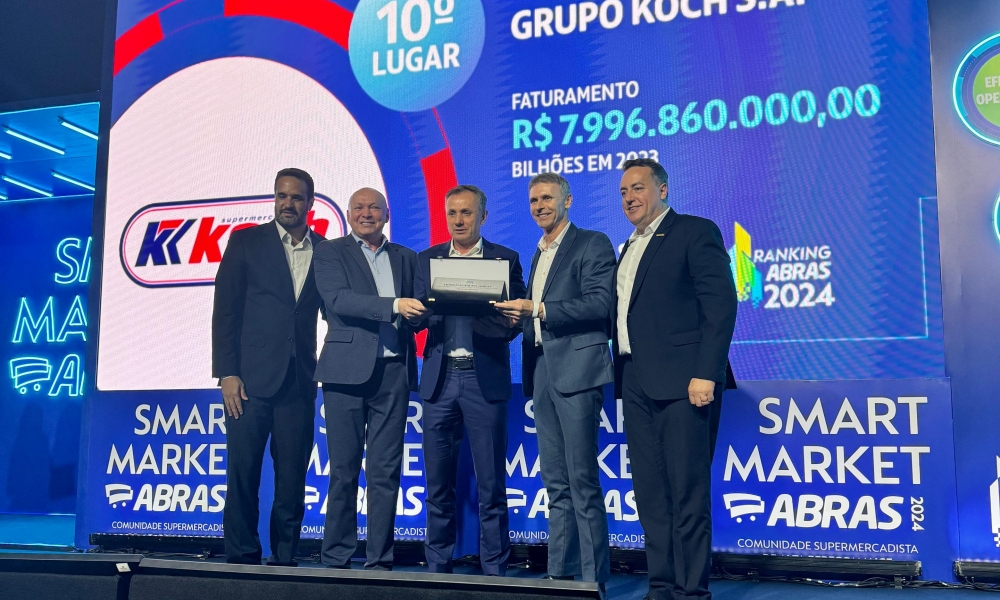 Grupo Koch se consolida, sobe 3 posições e se transforma na 10ª maior rede do Brasil