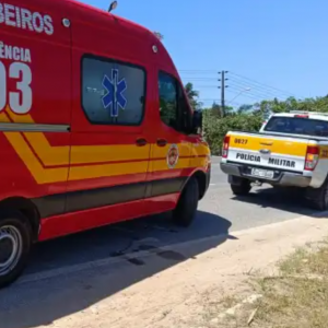 Acidente na SC-410: Motociclista perde controle e colide contra concreto